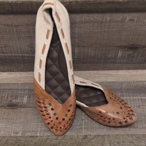 Reef Women's Southern Solstice Shoes Size 8 In Cream/Tan